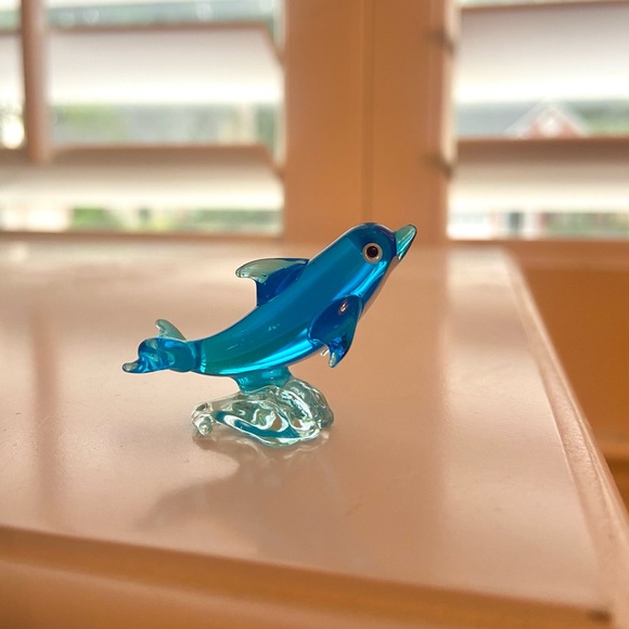 3/$20 Glass Blown Miniature Animals — Dolphin and Mallard Duck - Picture 4 of 5